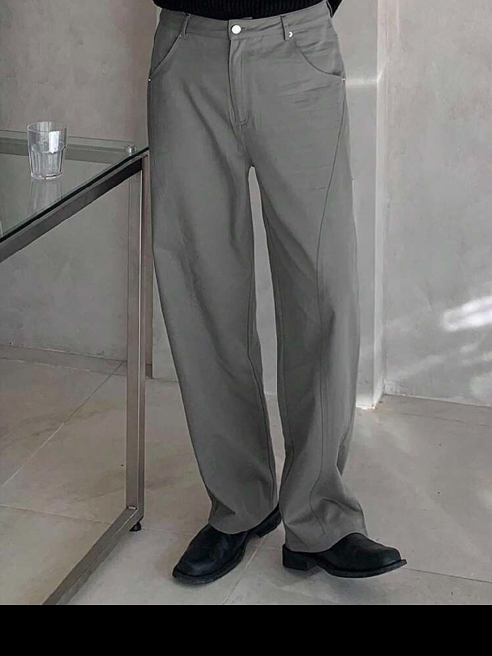 Shein DAZY Men's Solid Color Casual Pants, Street Style Size Small 29, 30 - Picture 2 of 8